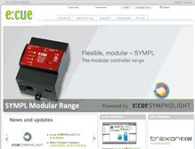 Tablet Screenshot of ecue.de